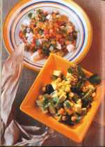 Mais- Salat mit Avocado und Rucola